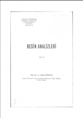 Besin Analizleri - Cilt 2