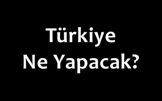 Türkiye Ne Yapacak?